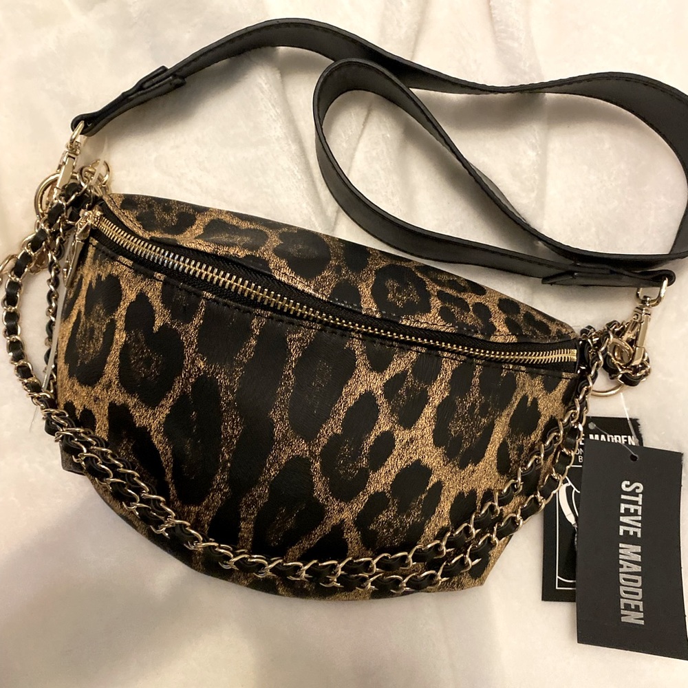 Steve Madden convertible belt bag | leopard print | new with tags